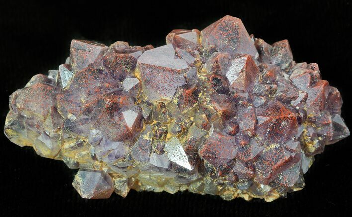 Thunder Bay Amethyst Cluster With Hematite #46284